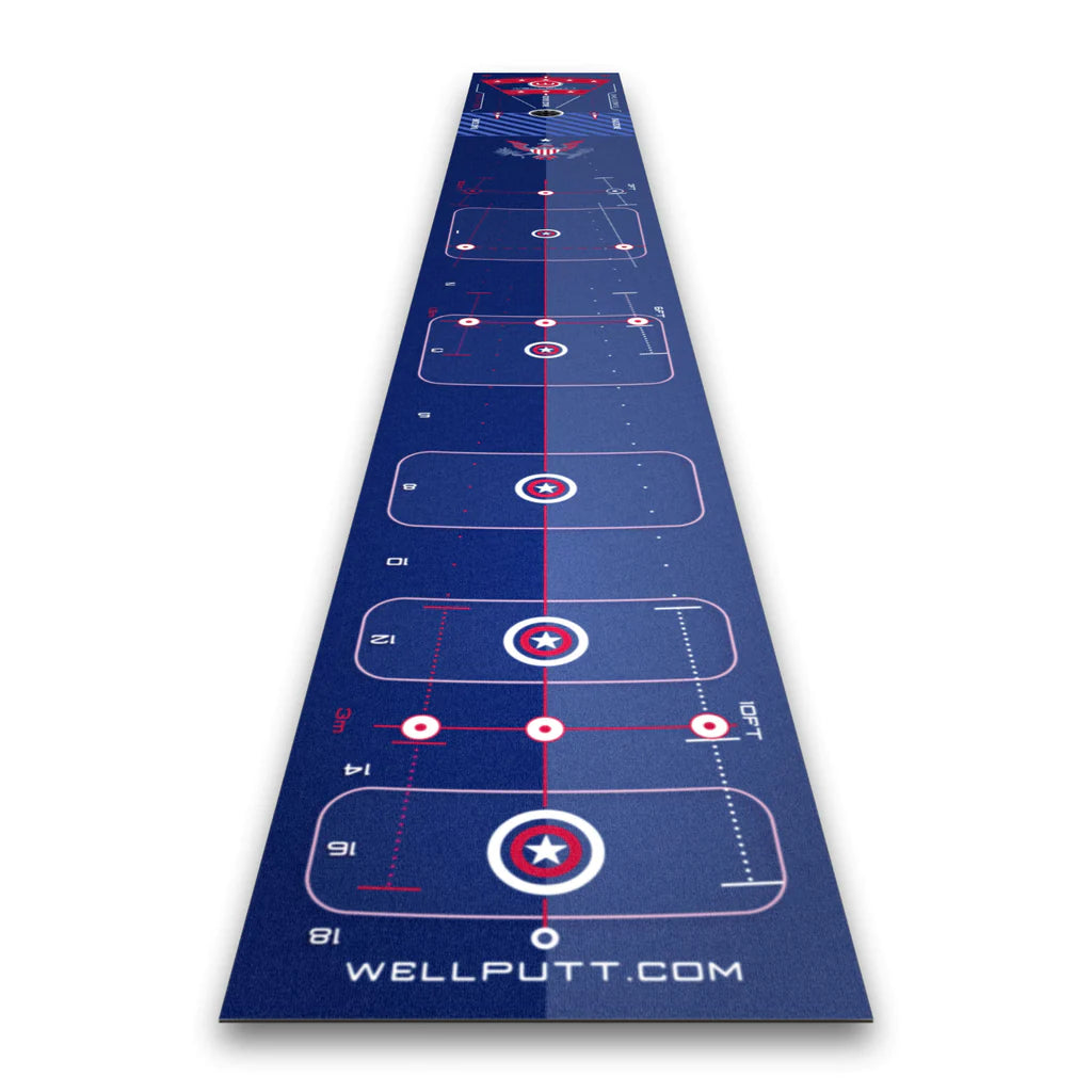 Wellputt 4m Putting Mat - USA Special Edition