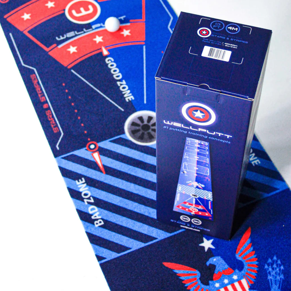 Wellputt 4m Putting Mat - USA Special Edition