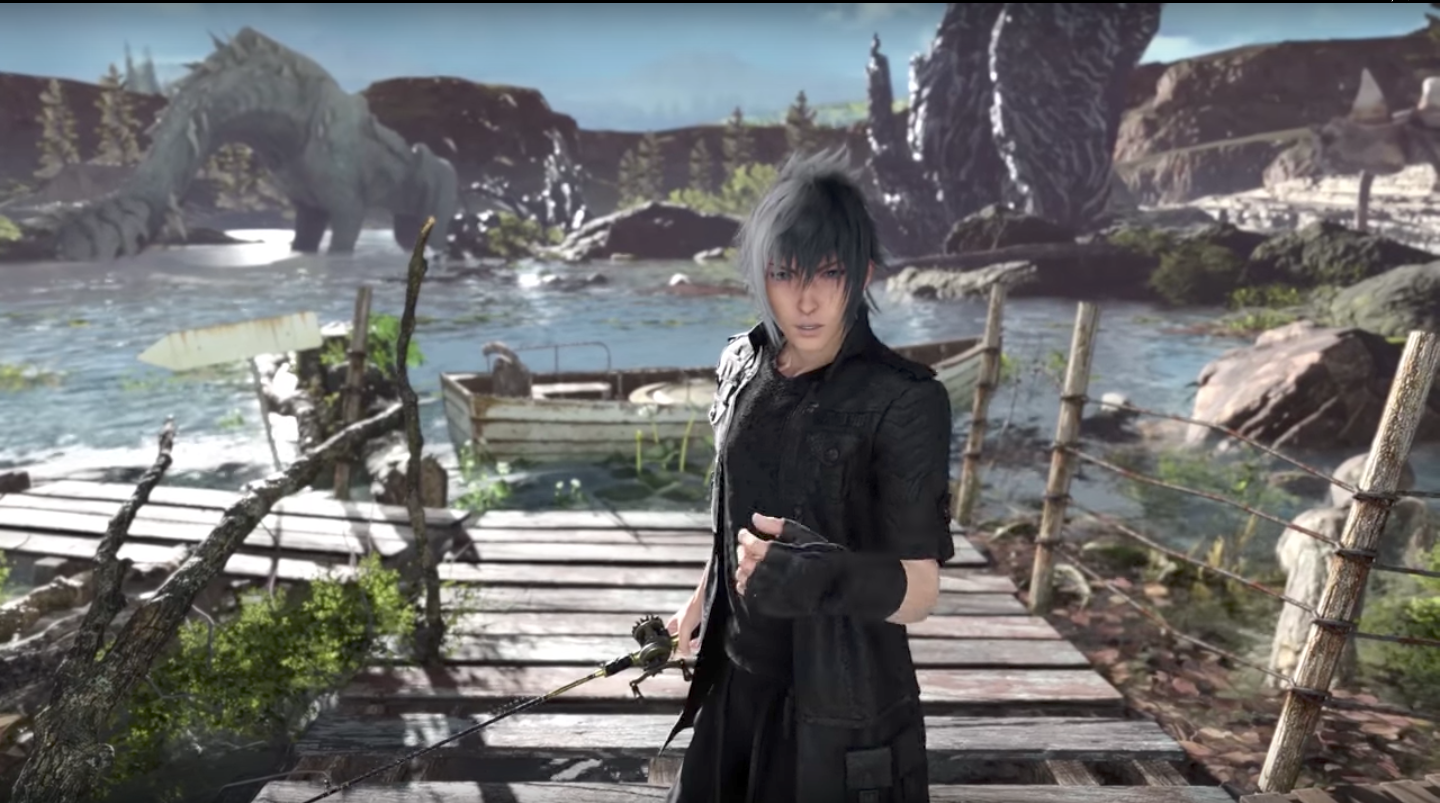 noctis in monster of the deep: final fantasy 15
