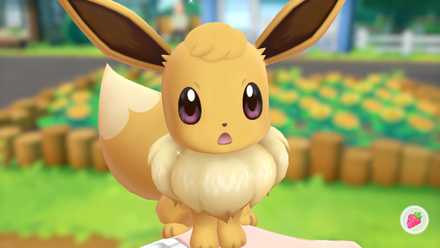 Eevee in Pokémon: Let’s Go!