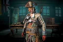 Edward wears a pirate outfit in Assassin's Creed Black Flag Resynced.