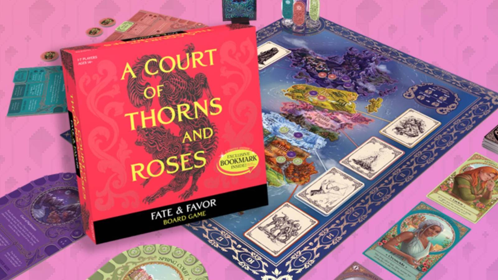 A Court of Thorns and Roses - Fate & Favor board game unpacked.