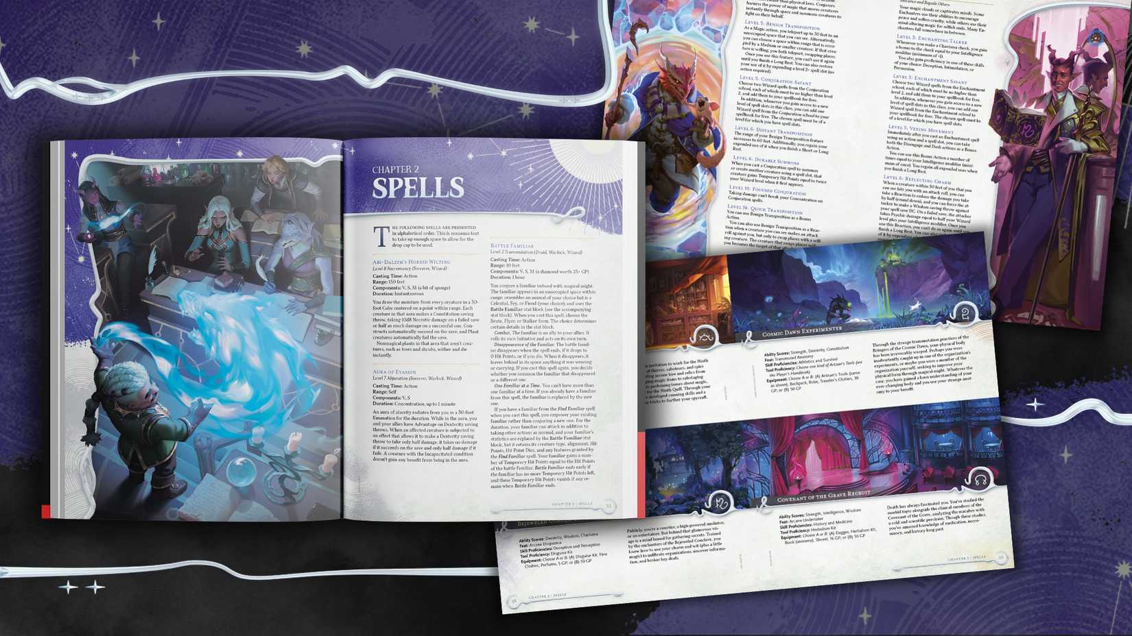 Arcana Unleashed page spread