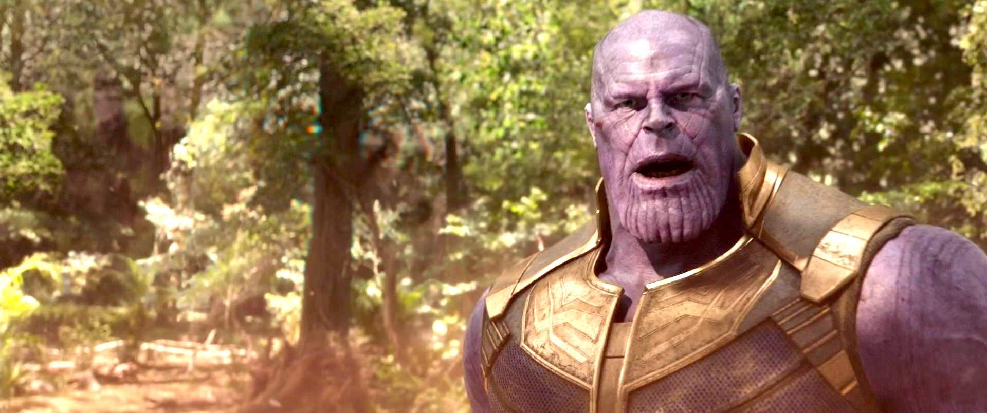 Avengers: Infinity War - Thanos jaw drop