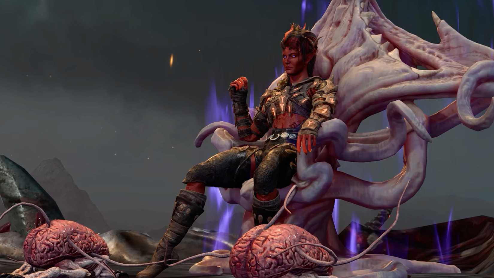 Karlach sits on the throne of the Absolute, as seen in the "bad" ending of Baldur's Gate 3.