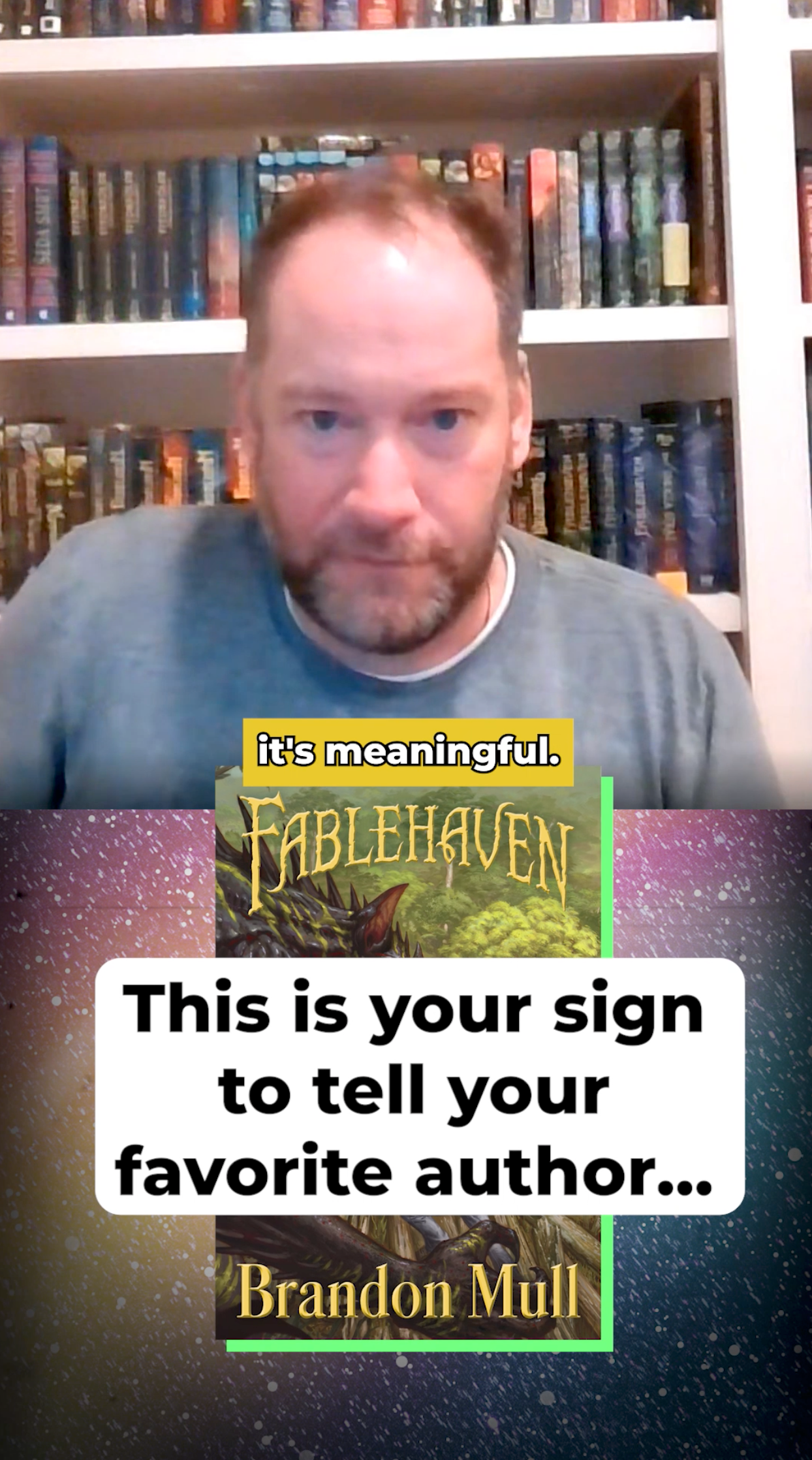 Brandon Mull Gets Emotional Reflecting on Fablehaven Readers