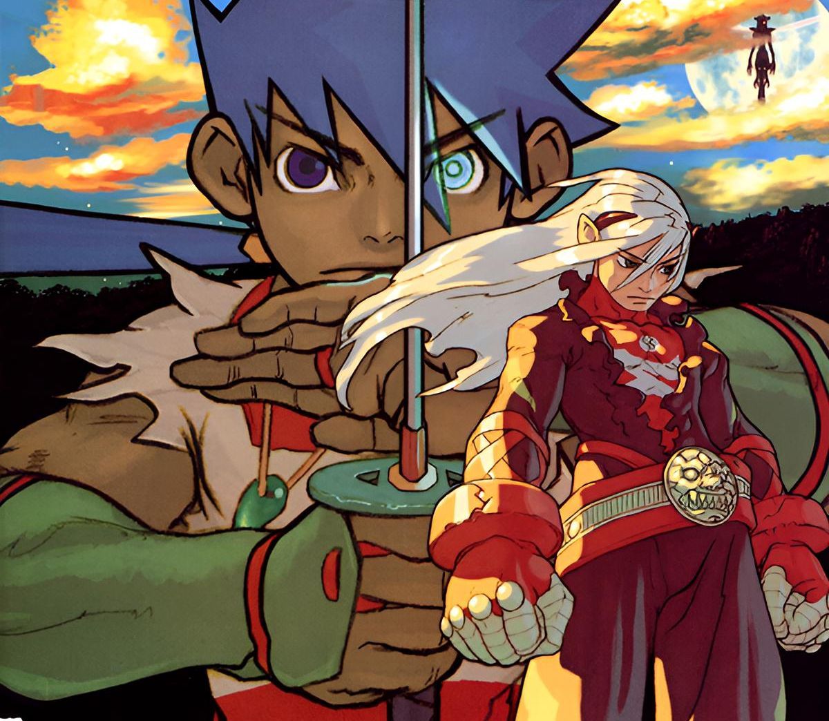 Key art cropped from the North American release of Breath of Fire 4 on PlayStation