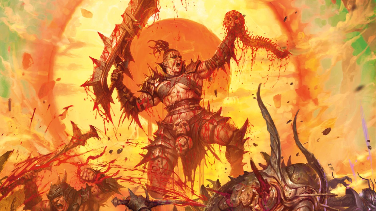 Detail from the cover of Dungeons & Dragons Dark Sun Blood and Power