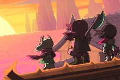 Key art from Deltarune chapter 5