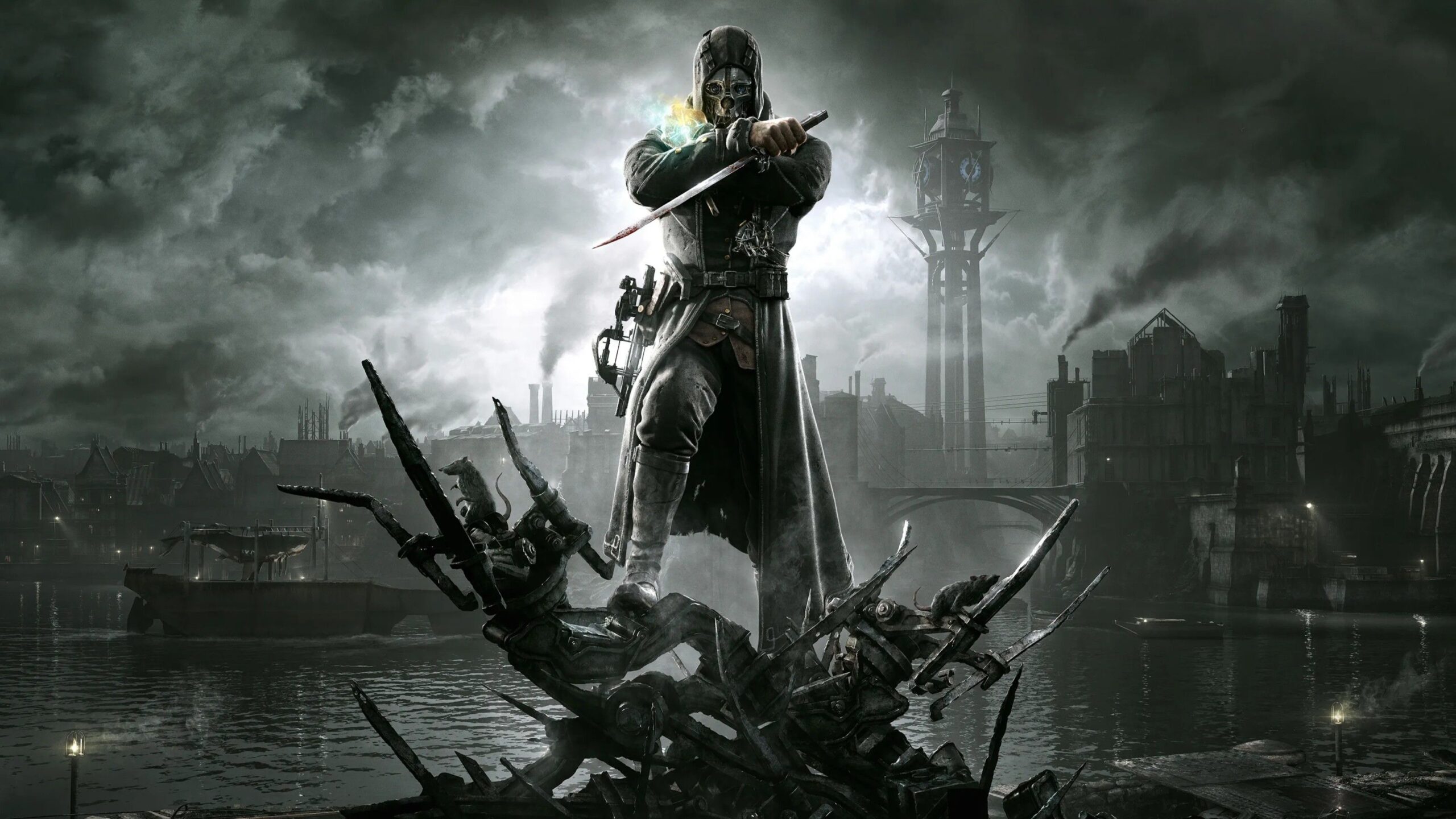 Corvo in key art for Dishonored released for Arkane's 20th anniversary