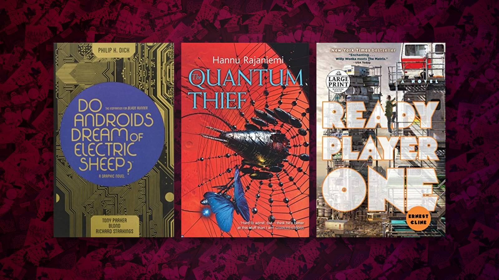 Do Androids Dream of Electric Sheep Omnibus + The Quantum Thief + Ready Player One [3 books 1mueeea]