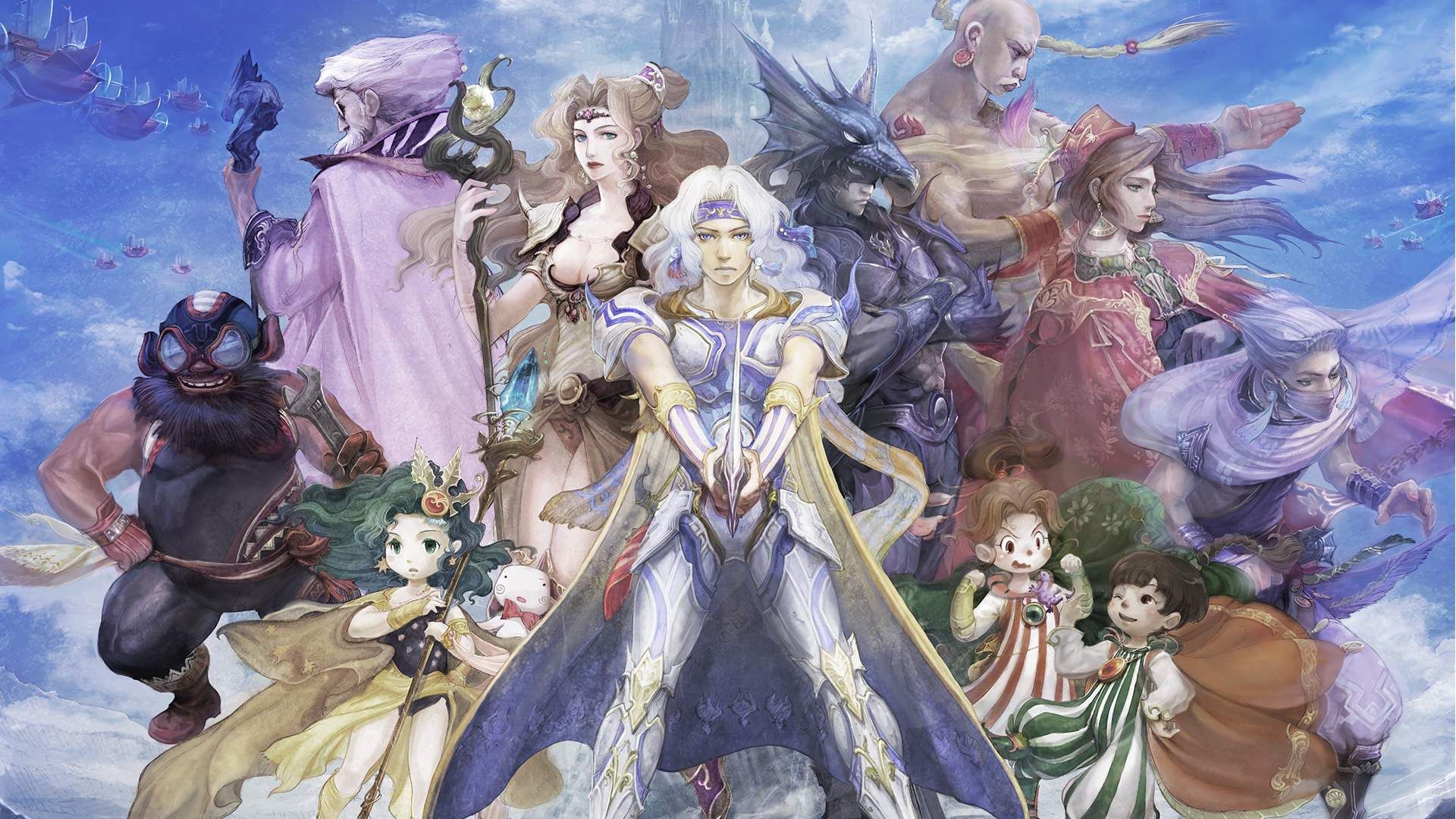 Final Fantasy 4 key art
