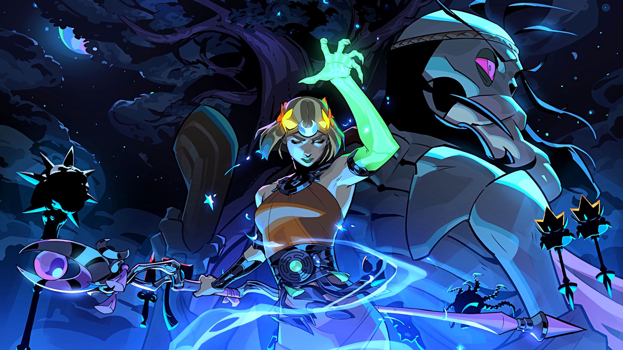 Melinoe and Schelemeus in Hades 2