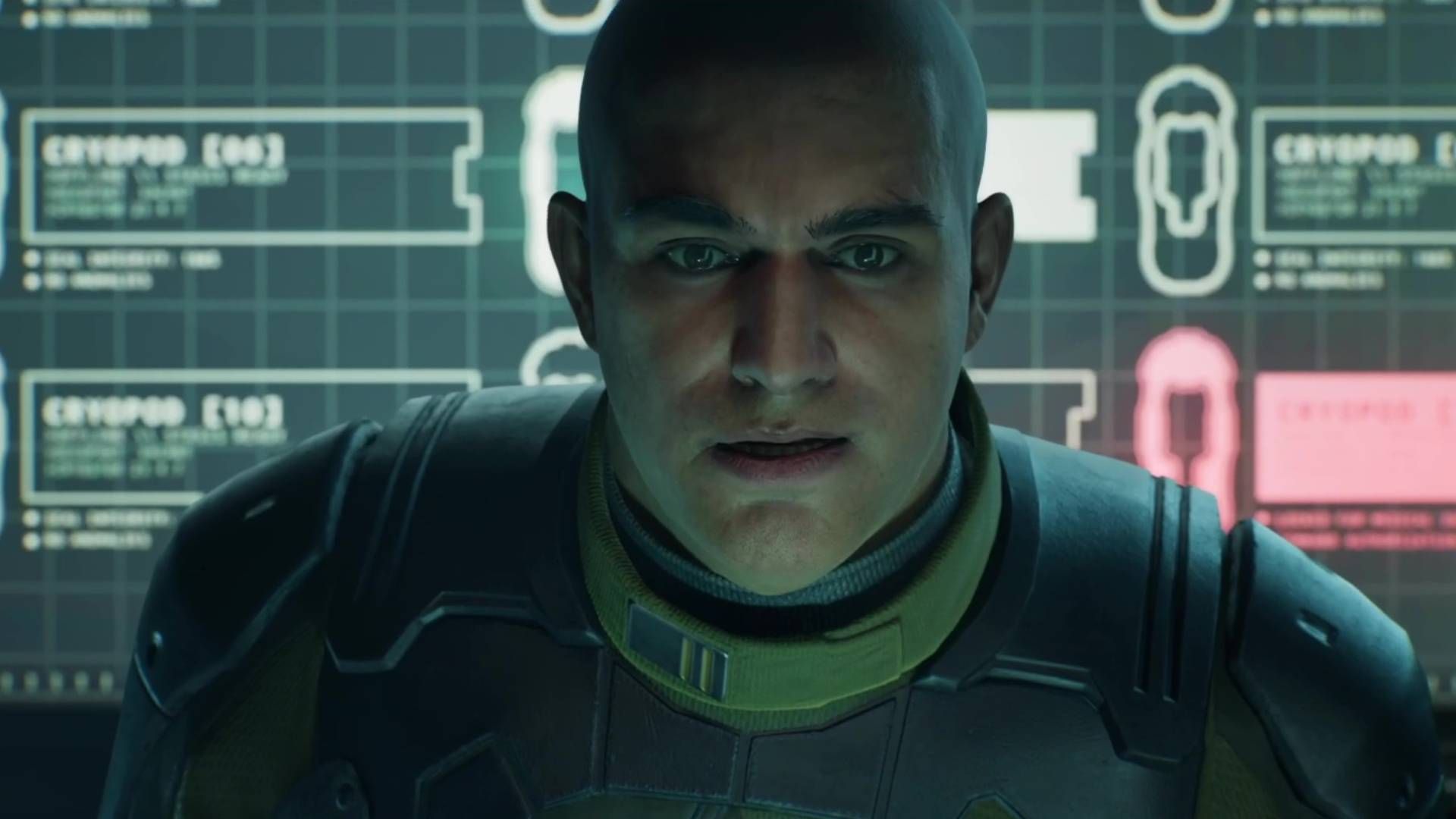 The Cryo Tech that wakes up Master Chief in Pillar of Autumn in Halo: Campaign Evolved.