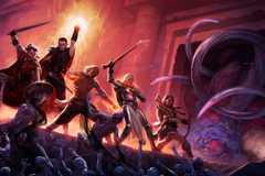Pillars of Eternity - battle with army and octopus