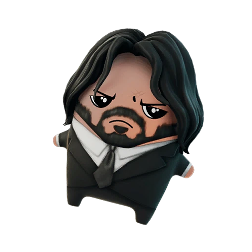 A sprite in Fortnite that looks like John Wick.