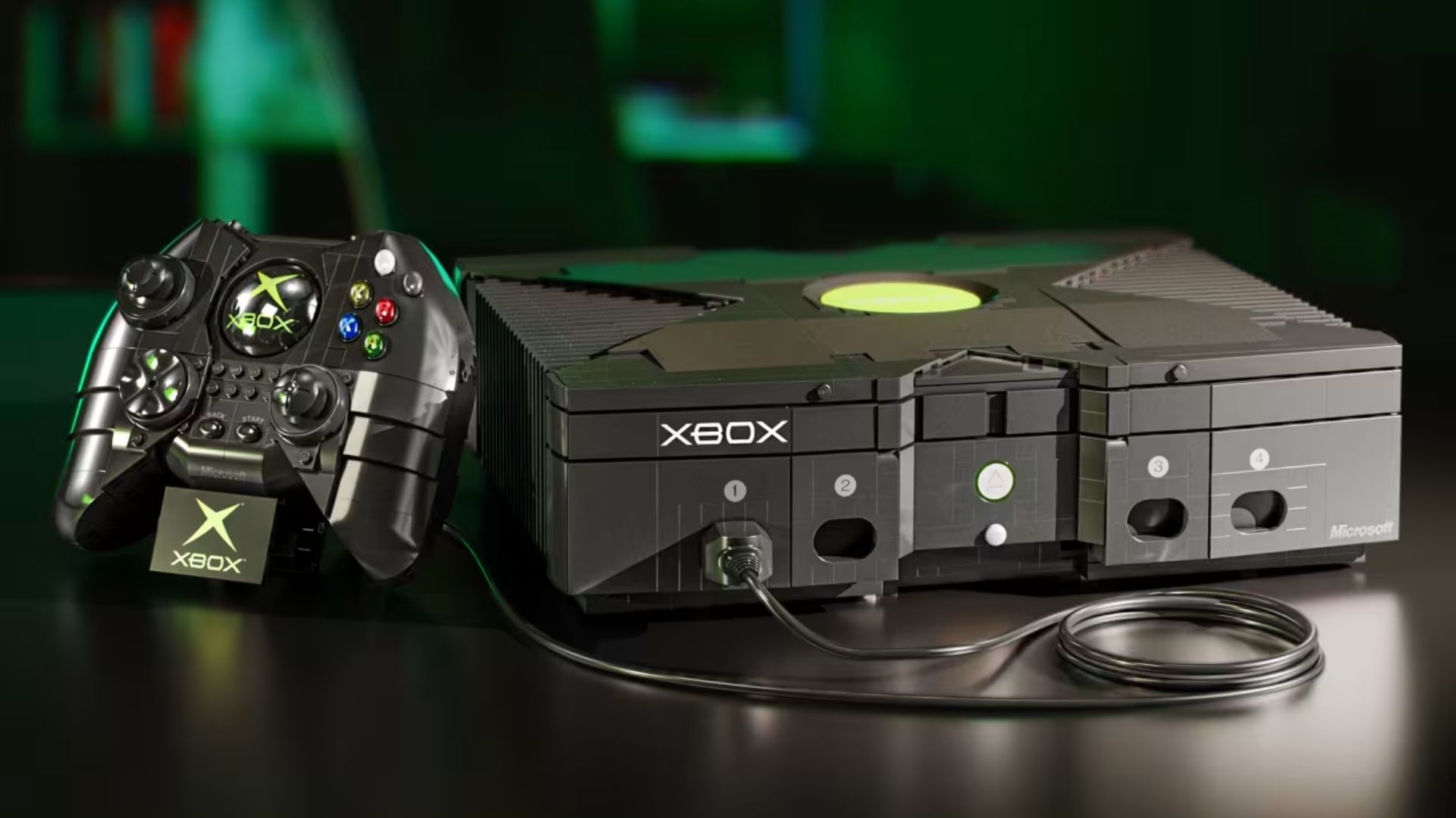 Original Xbox Recreated in a 3,509-Piece Mattel Brick Set