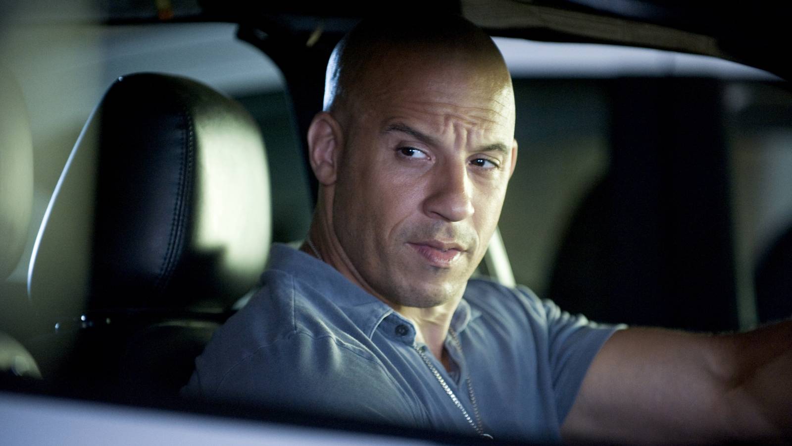 Dominc Toretto in a car