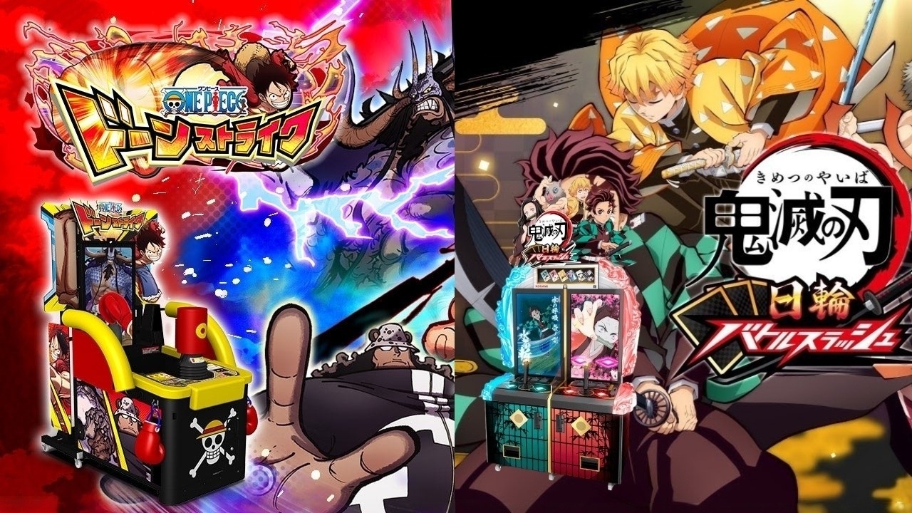 One Piece and Demon Slayer Arcade Games Launch in Japan