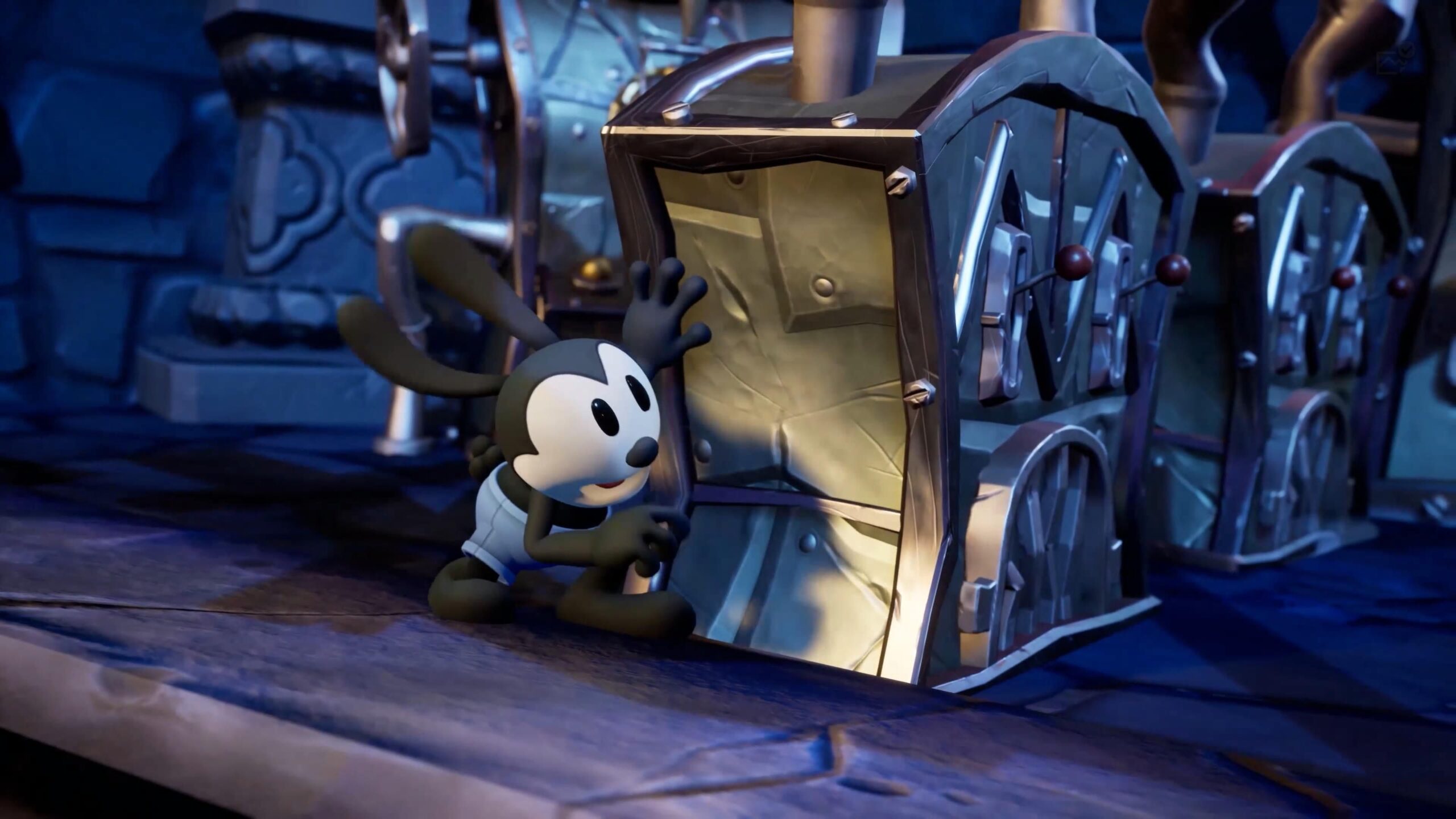 Oswald the Lucky Rabbit hides in Epic Mickey