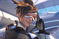 Tracer in the Overwatch reveal cinematic