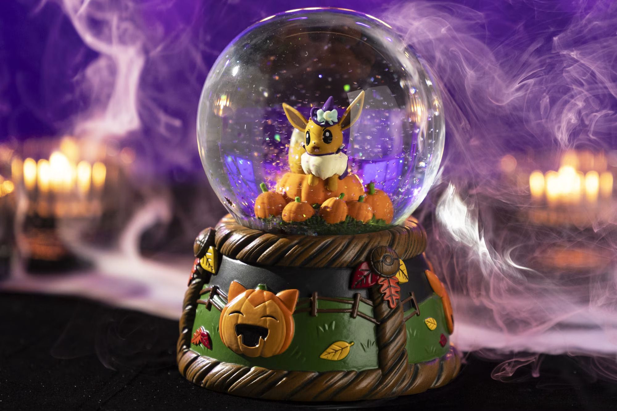 Pokemon Halloween merch eevee snowglobe