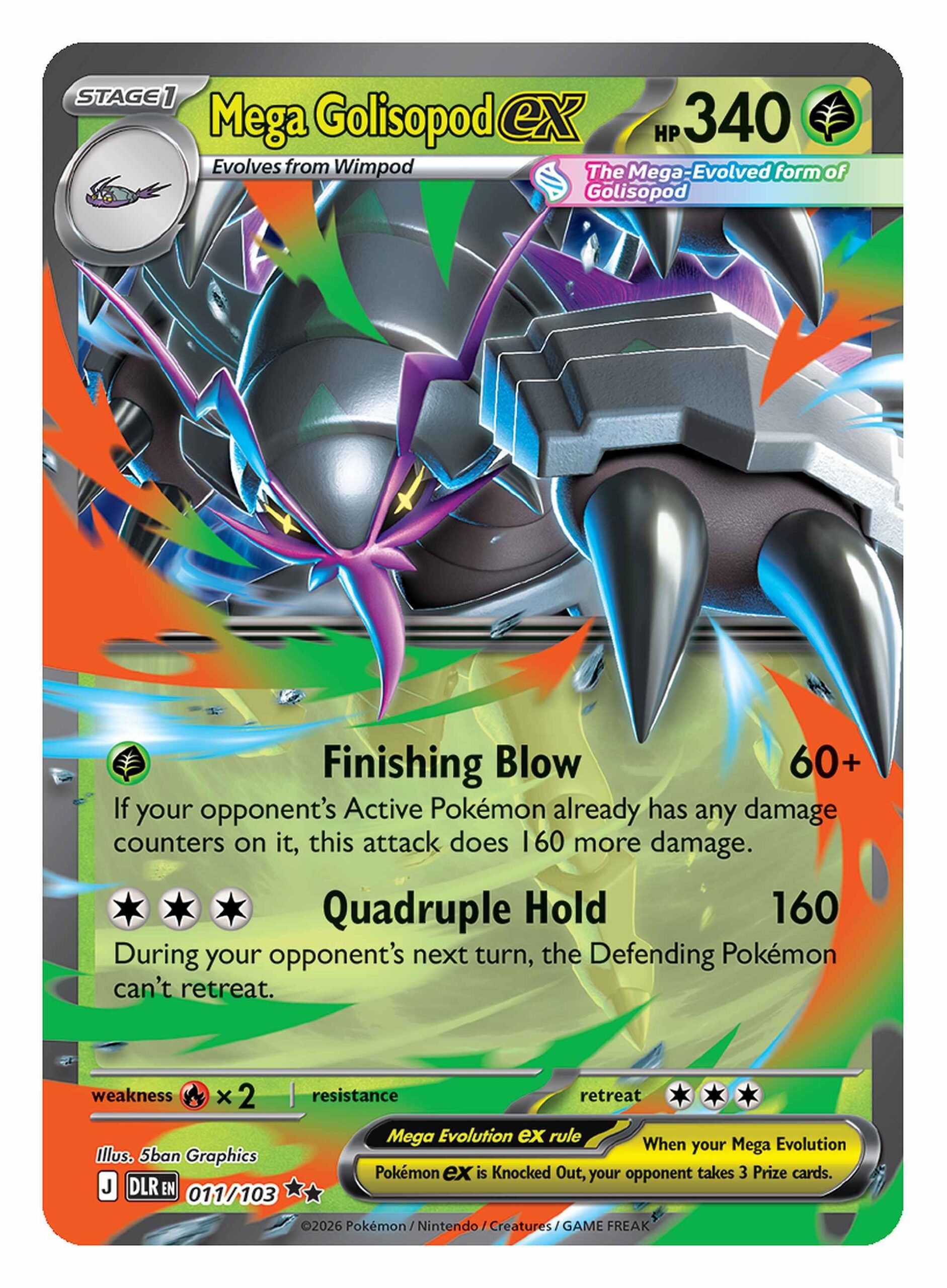 Pokemon_TCG_Mega_Evolution—Delta_Reign_011_Mega_Golisopod_ex