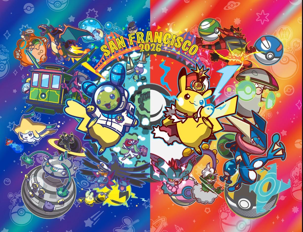 The PokemonXP key art, which features Pikachu with a crown and an astronaut costume.