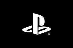 The PlayStation logo against a black background.