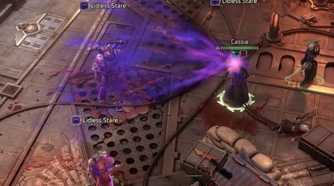 A psyker using a mind attack in Rogue Trader