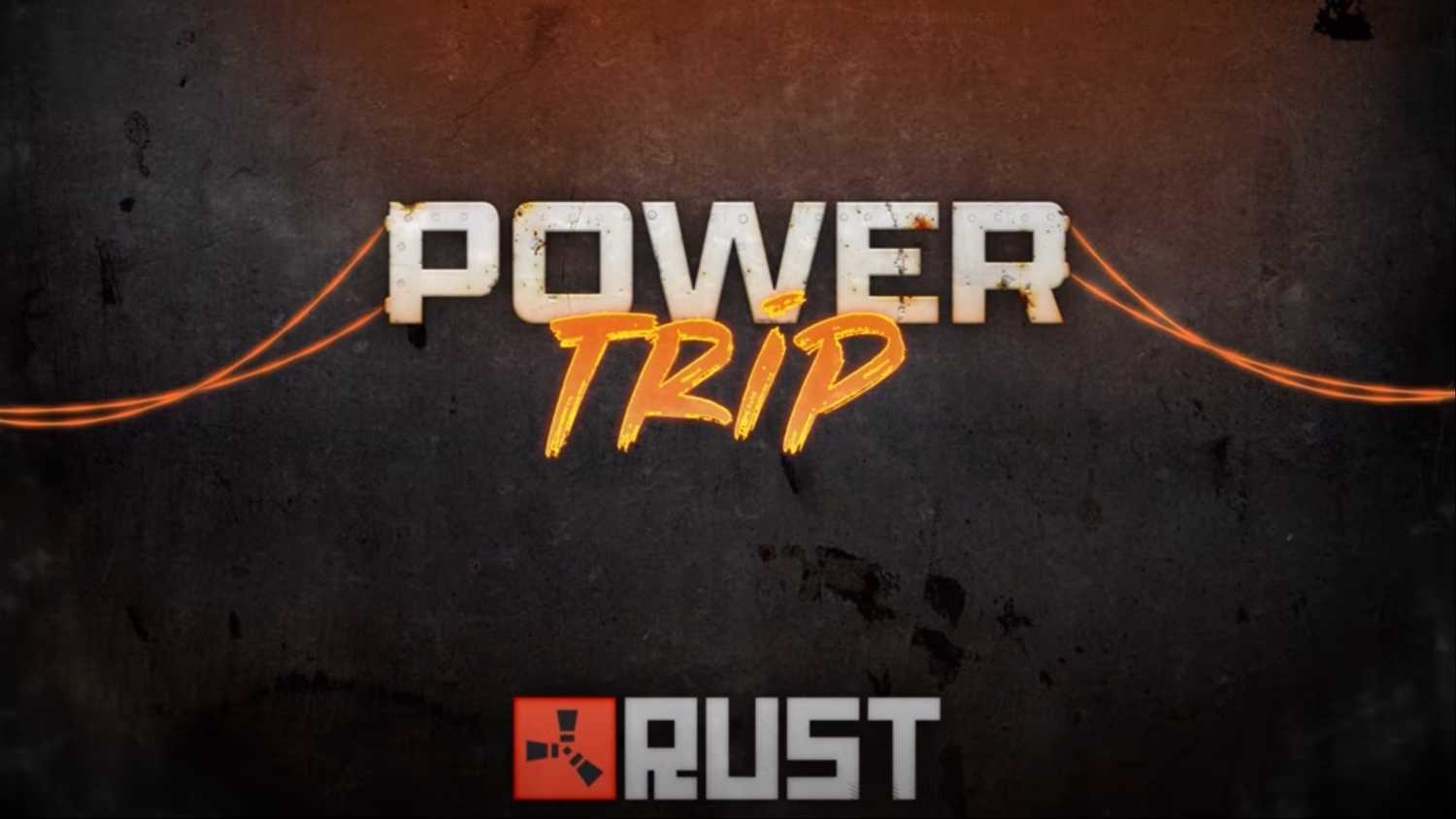 rust logo alongside power trip slogan