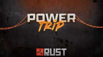rust logo alongside power trip slogan