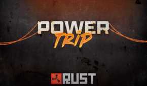 rust logo alongside power trip slogan