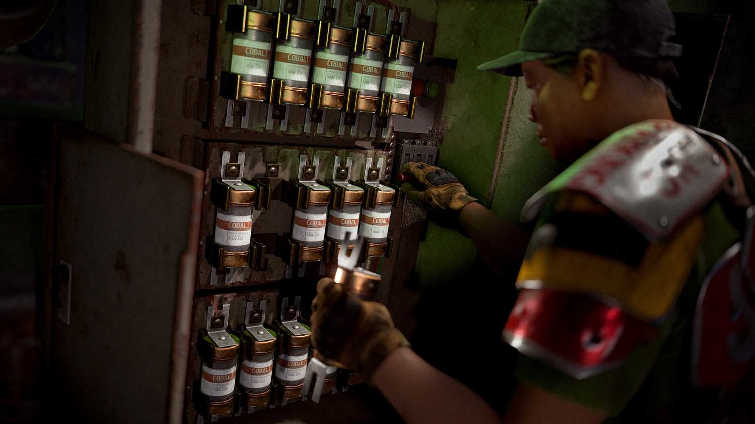 rust player organizing fuses at power plant