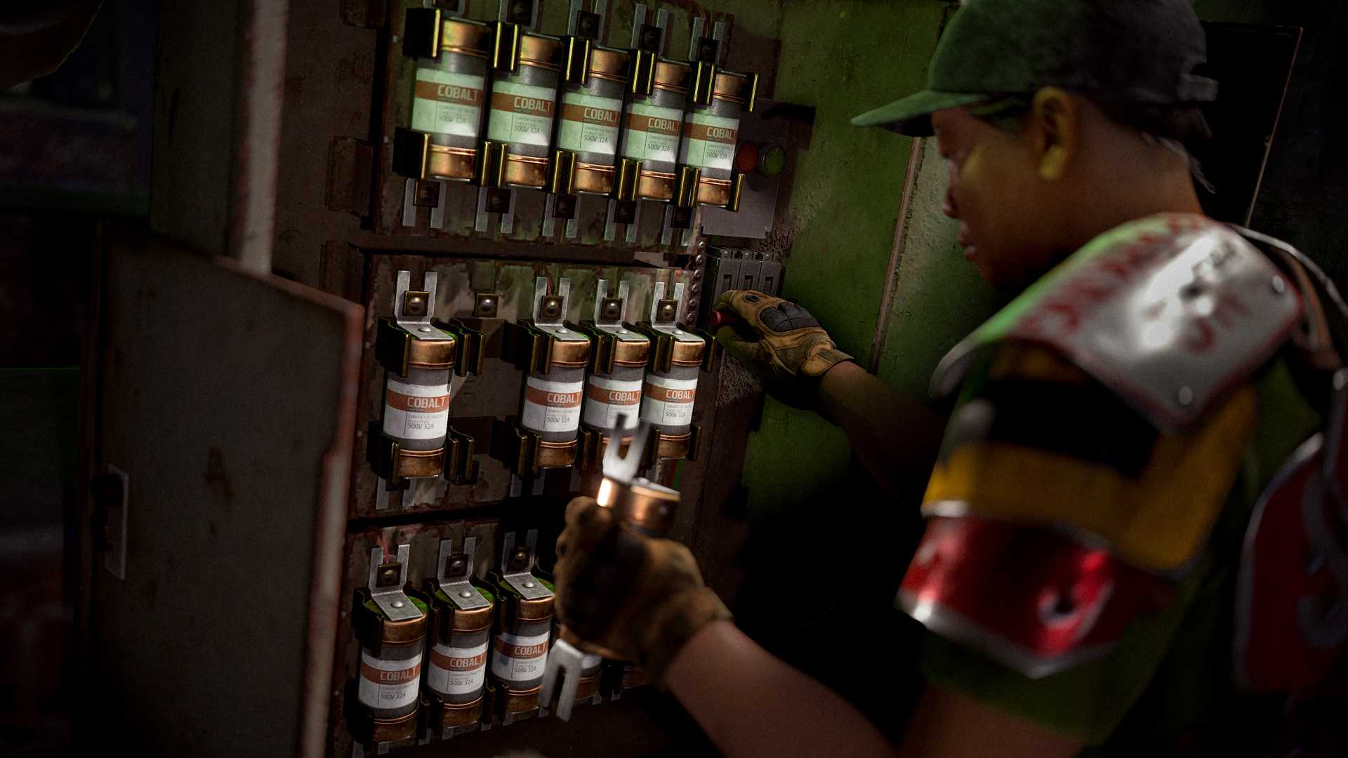 rust player organizing fuses at power plant