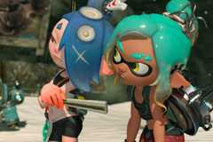 Shiver and The Mechanic stand together in Splatoon Raiders.