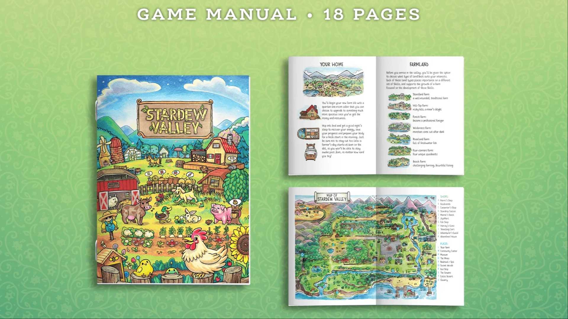 stardew valley physical edition manual with annotations