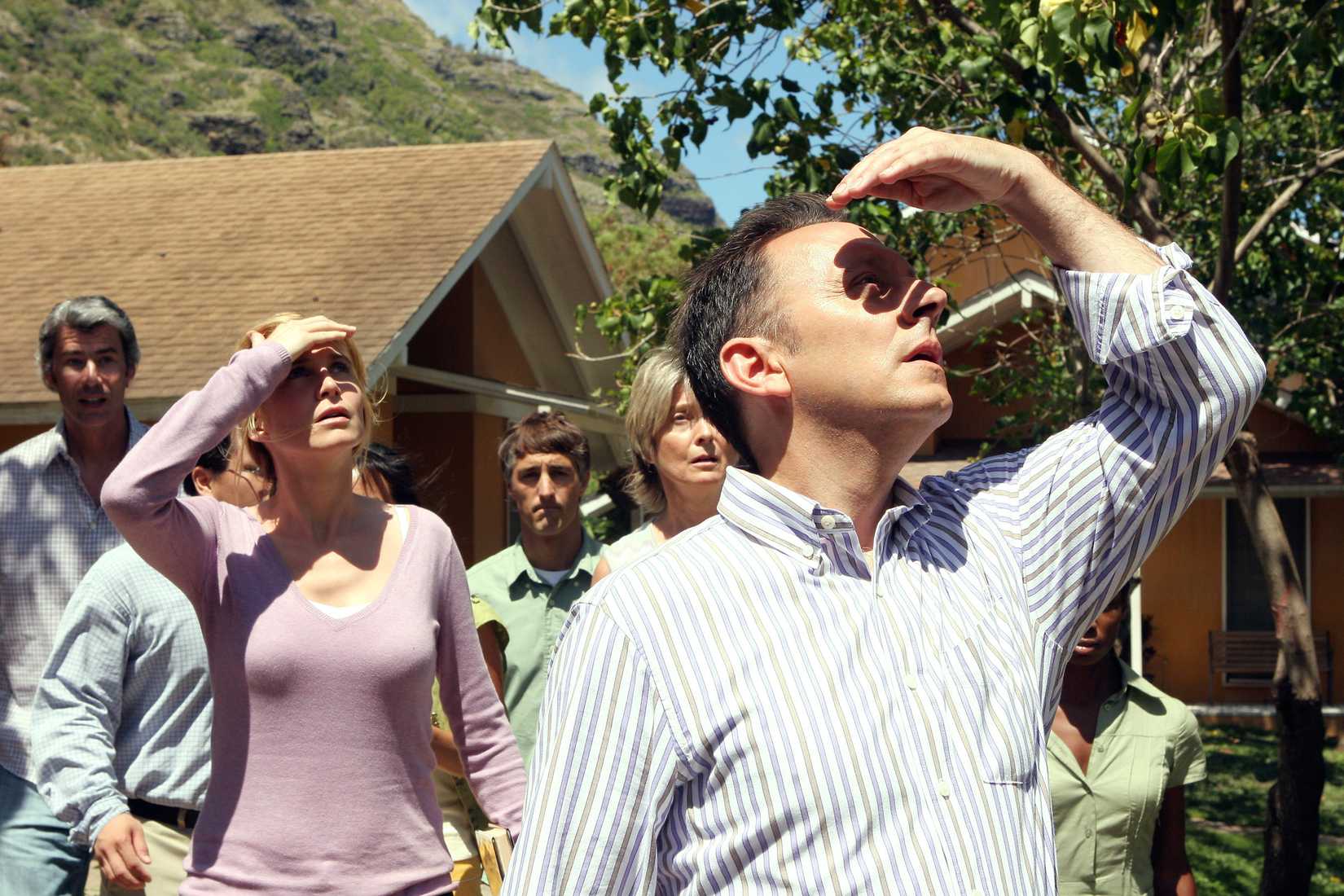 Ben looking up at the sky in Lost