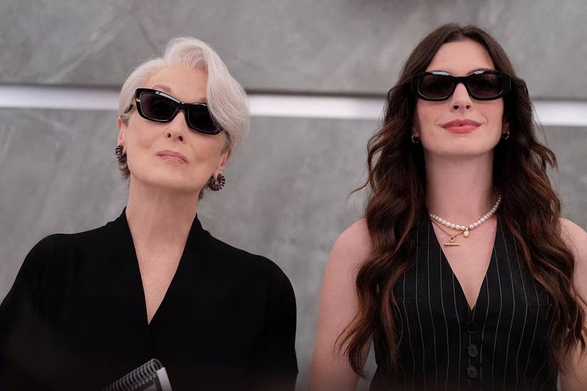 Meryl Steep and Anne Hathaway on The Devil Wears Prada 2