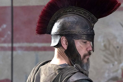 Matt Damon as Odysseus in Christopher Nolan's 2026 film, The Odyssey.