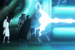 Zhima watches Nawaan use a kyber cannon in The Ninth Jedi