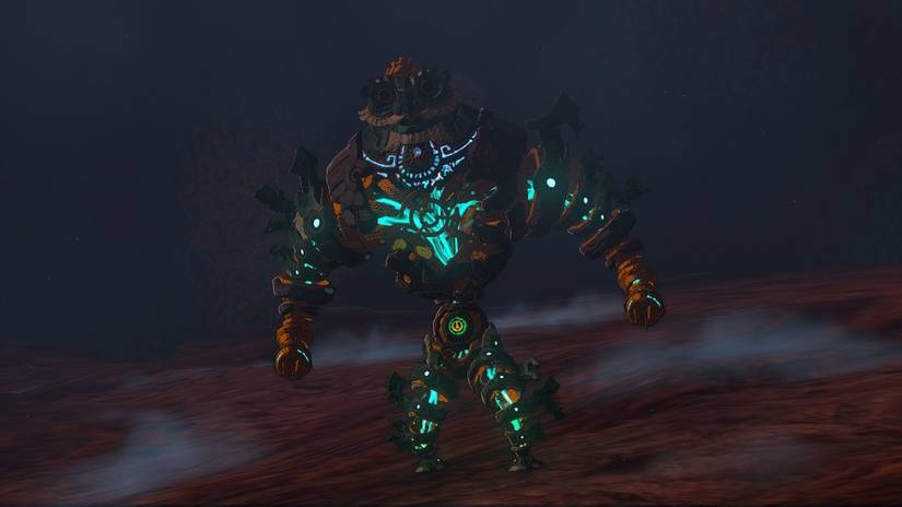 The mech construct in The Legend of Zelda: Tears of the Kingdom, which the sage Minaru has transferred her spirit into