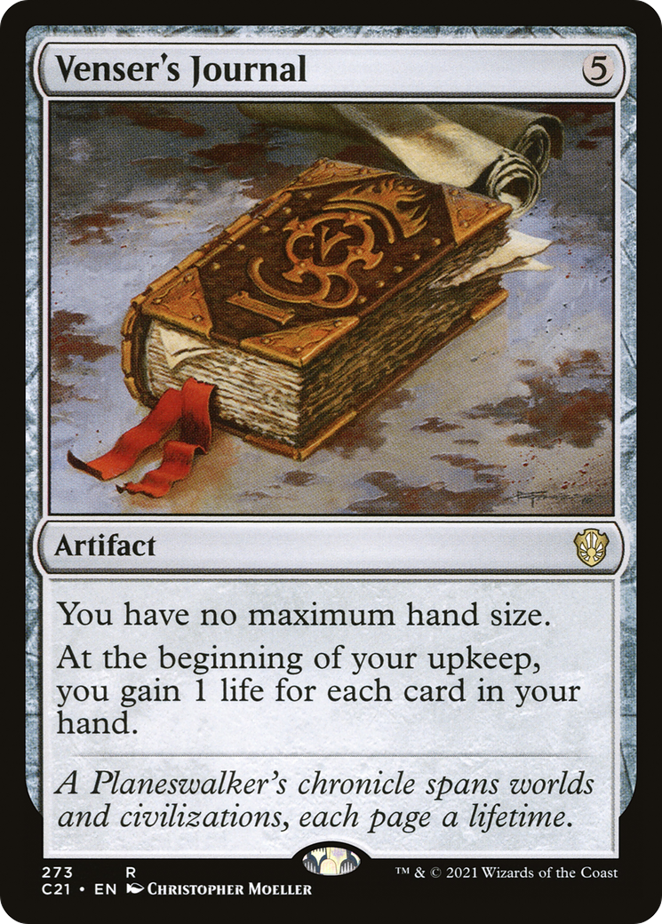 Venser's Journal - Commander 2021 273 (d2877f52-b46f-4039-a72b-f1fcd024f032)