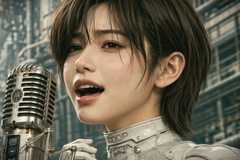 Evie from Stellar Blade: Bloodrain in the