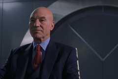 Patrick Stewart as Professor X/Charles Xavier in X-Men. 