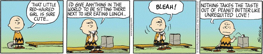 Peanuts love Charlie Brown peanut butter