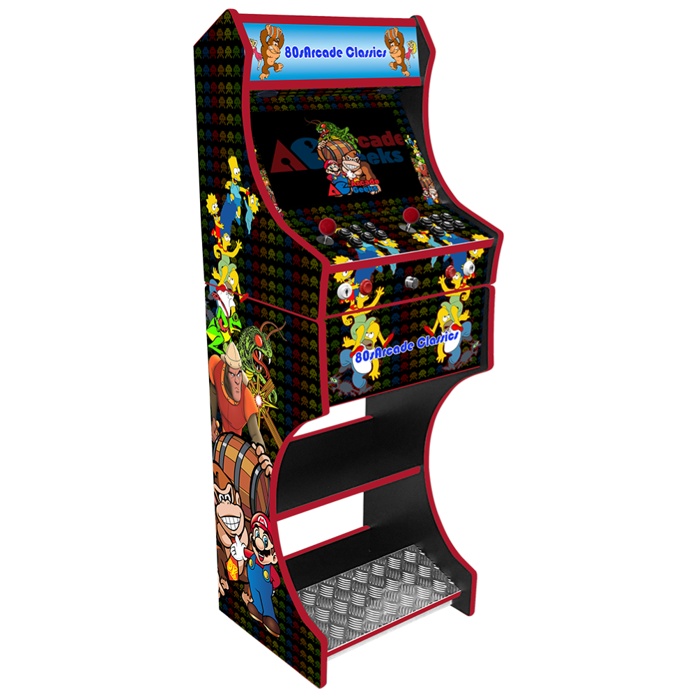 Retro Bartop & Stand - 80s Arcade Classic Theme