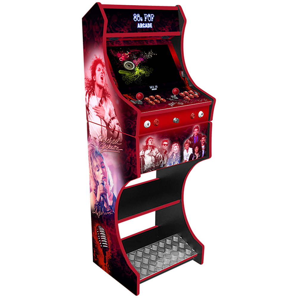Retro Bartop & Stand - 80s Pop Arcade Multi Games