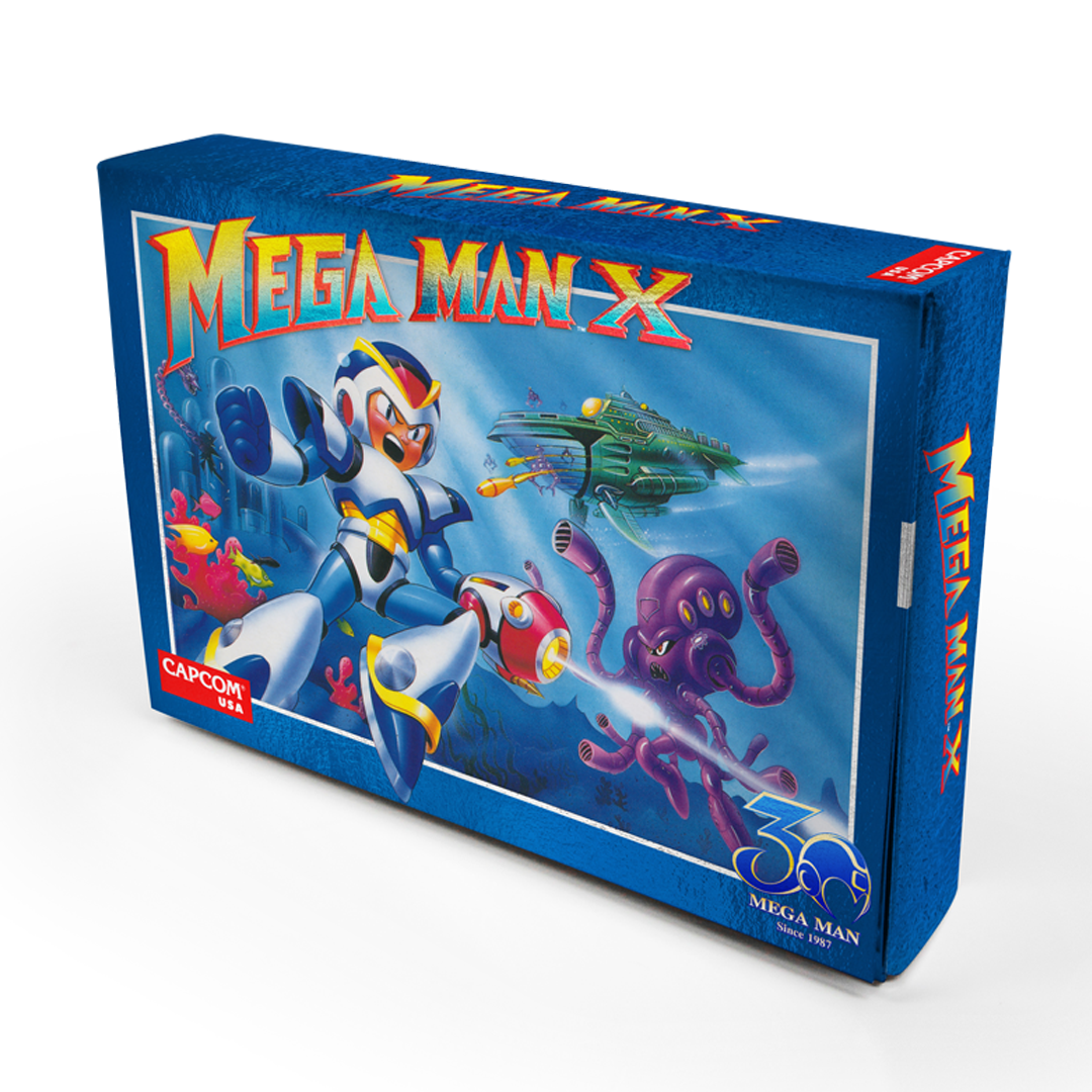 Mega Man X 30th Anniversary Classic Cartridge in box
