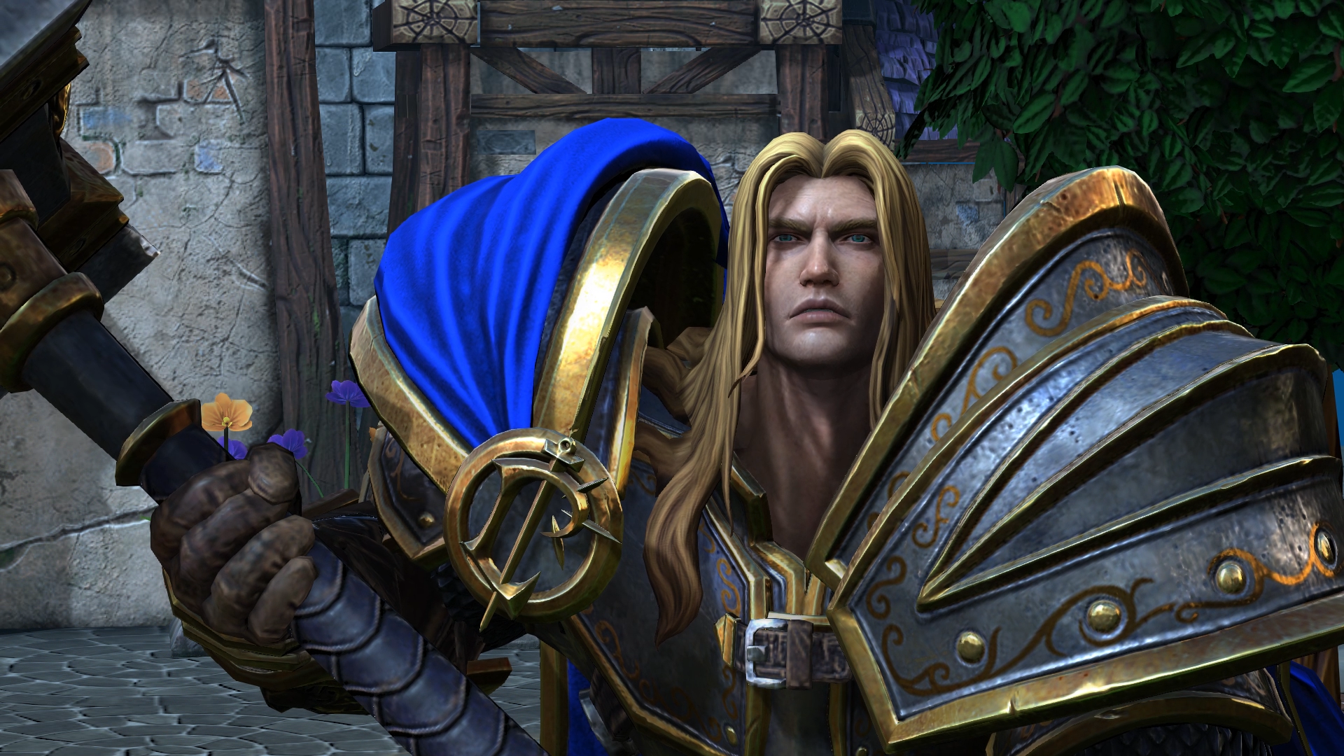 Warcraft 3: Reforged - Prince Arthas, the main character of the game.